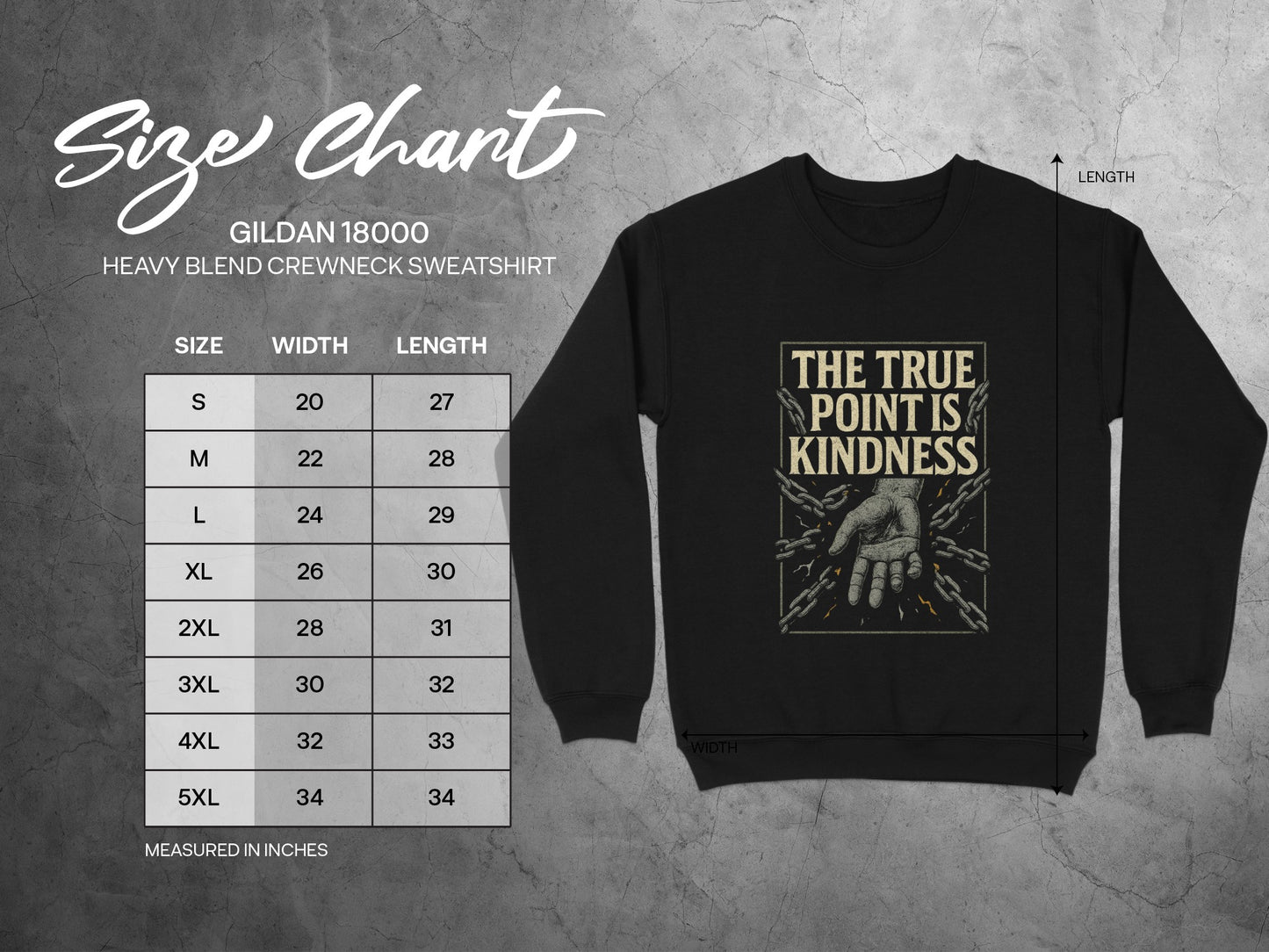 The True Point is Kindness Crewneck Sweatshirt product