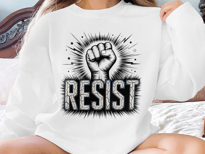 Resist Graphic Fist Artwork Fashion Statement product