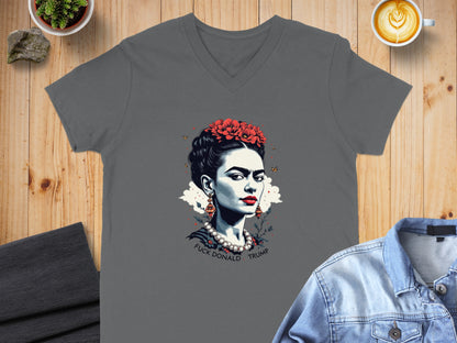 Frida Kahlo Graphic Art Statement T-Shirt product type