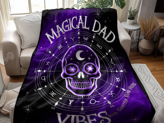 Magical Dad Vibes Astrological Skull Product Type