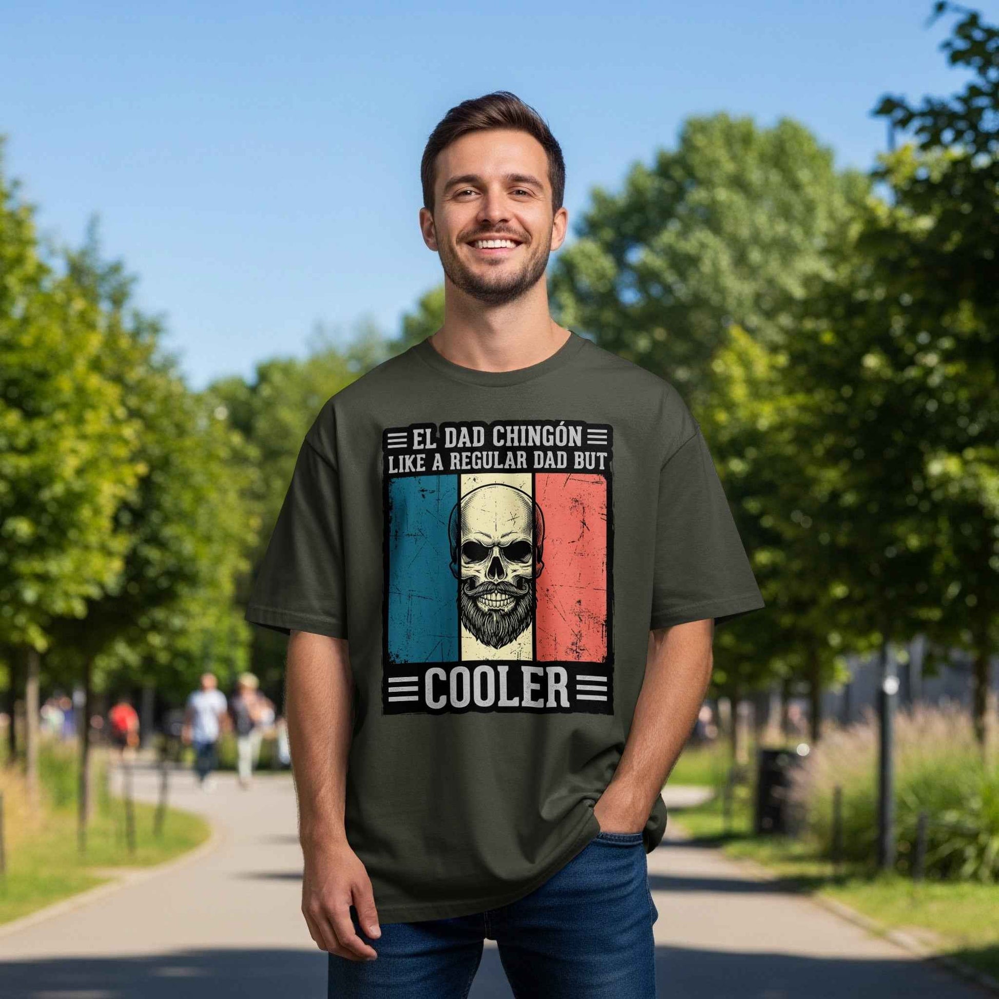 El Dad Chingón T-Shirt | Funny Father's Day Gift El Dad Chingón - Father's Day Cool Dad T-Shirt
