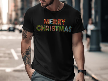 Festive Merry Christmas Graphic T-Shirt Design