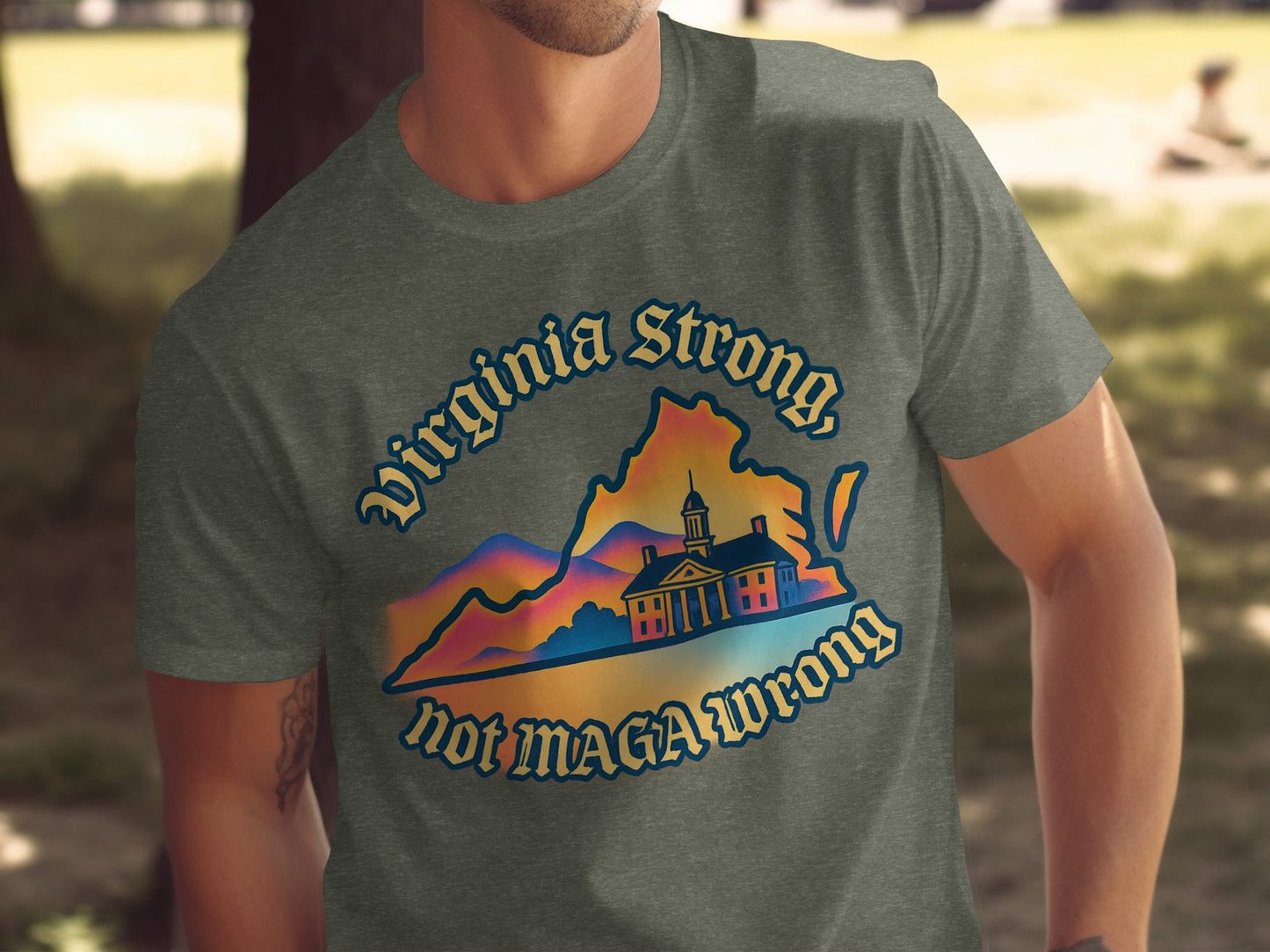 Virginia Strong Not MAGA Wrong T-Shirt product