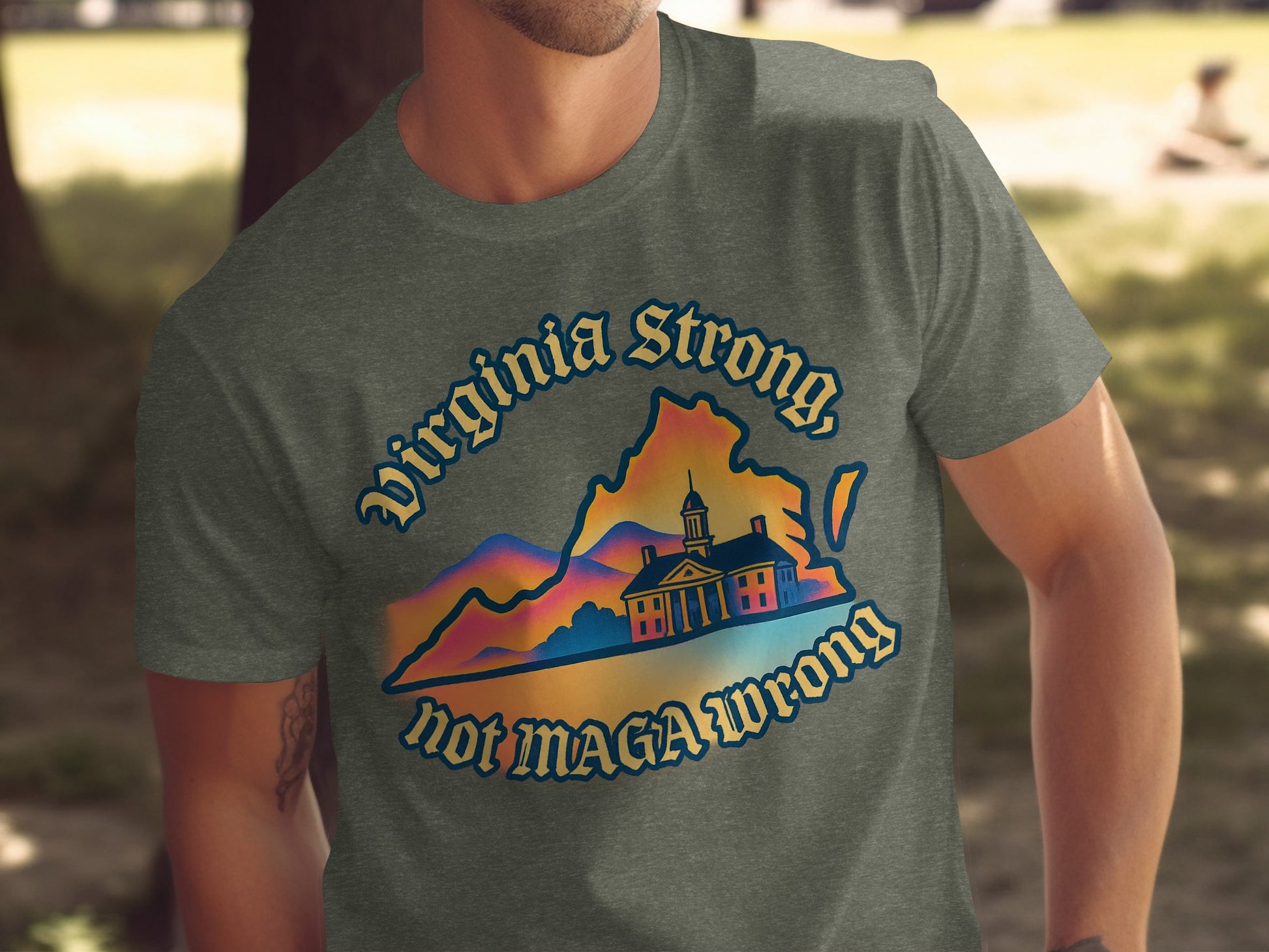 Virginia Strong Not MAGA Wrong T-Shirt product