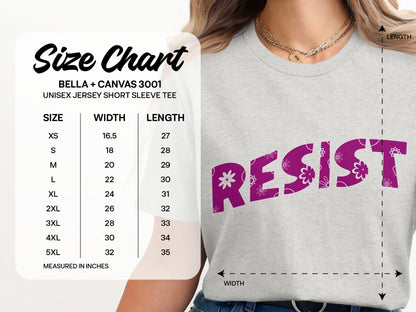 Resist Graphic Unisex Jersey Short Sleeve Tee
