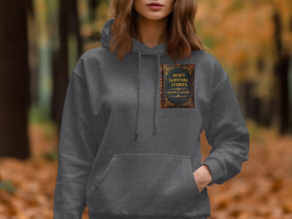 Cozy Hoodie With Mom's Survival Stories Cover product type