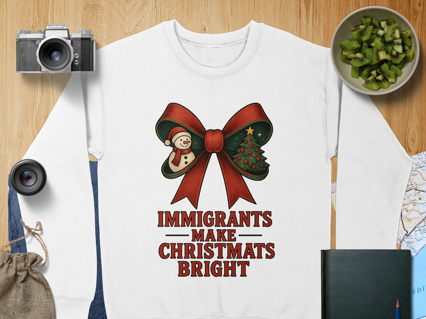 Immigrants Make Christmas Bright Sweatshirt