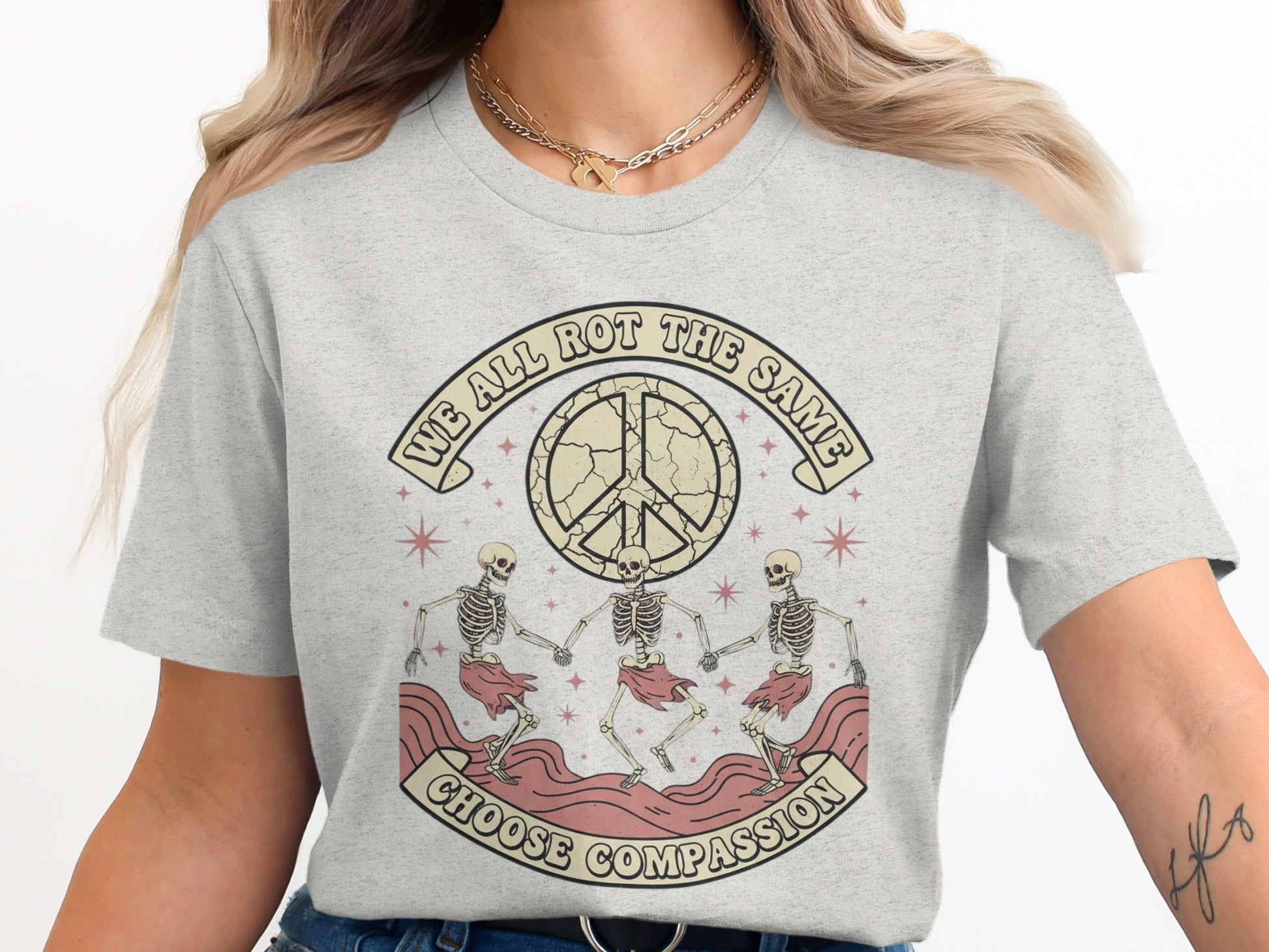 We All Rot The Same Choose Compassion Shirt product