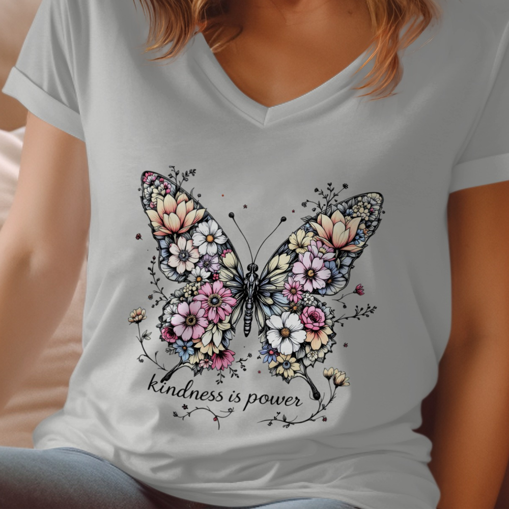 Kindness Is Power Butterfly Graphic Tee product type