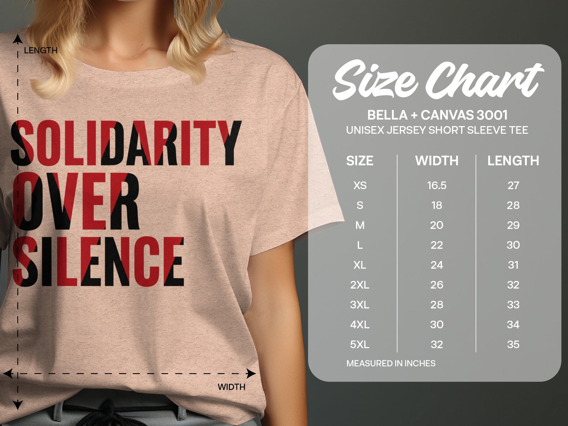 Solidarity Over Silence Unisex Jersey Short Sleeve Tee