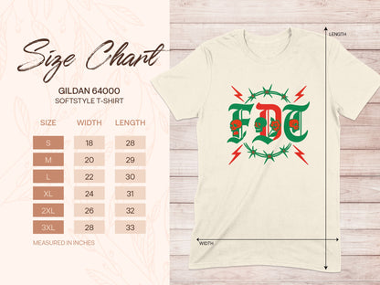 Festive EAT T-shirt with Lightning Design product
