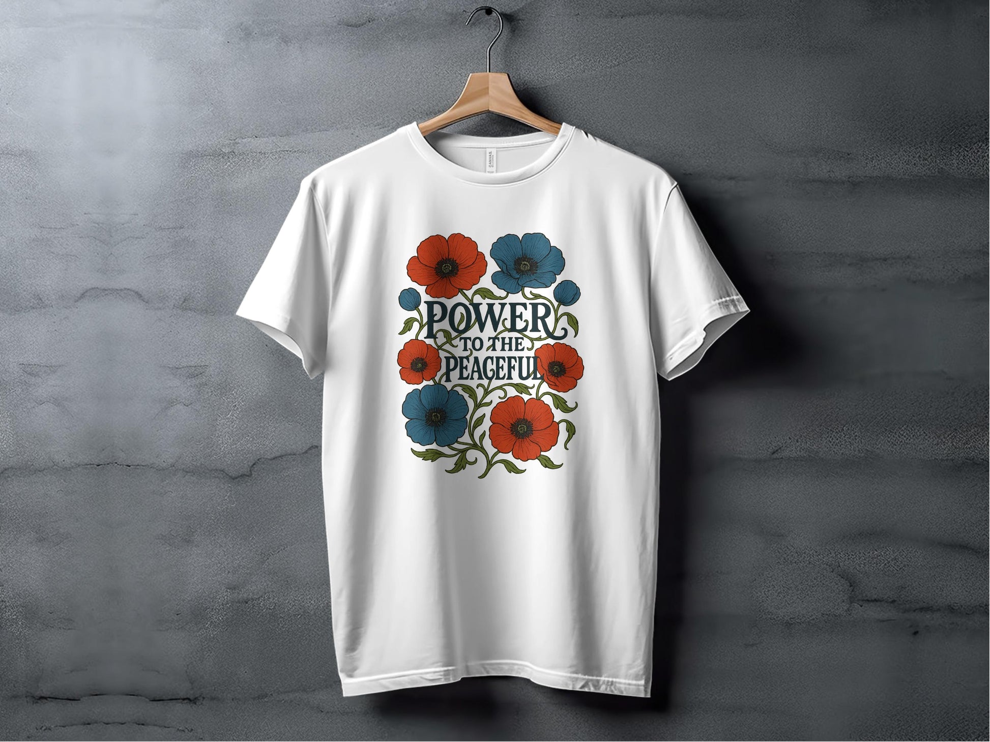 Power to the Peaceful Graphic T-Shirt product