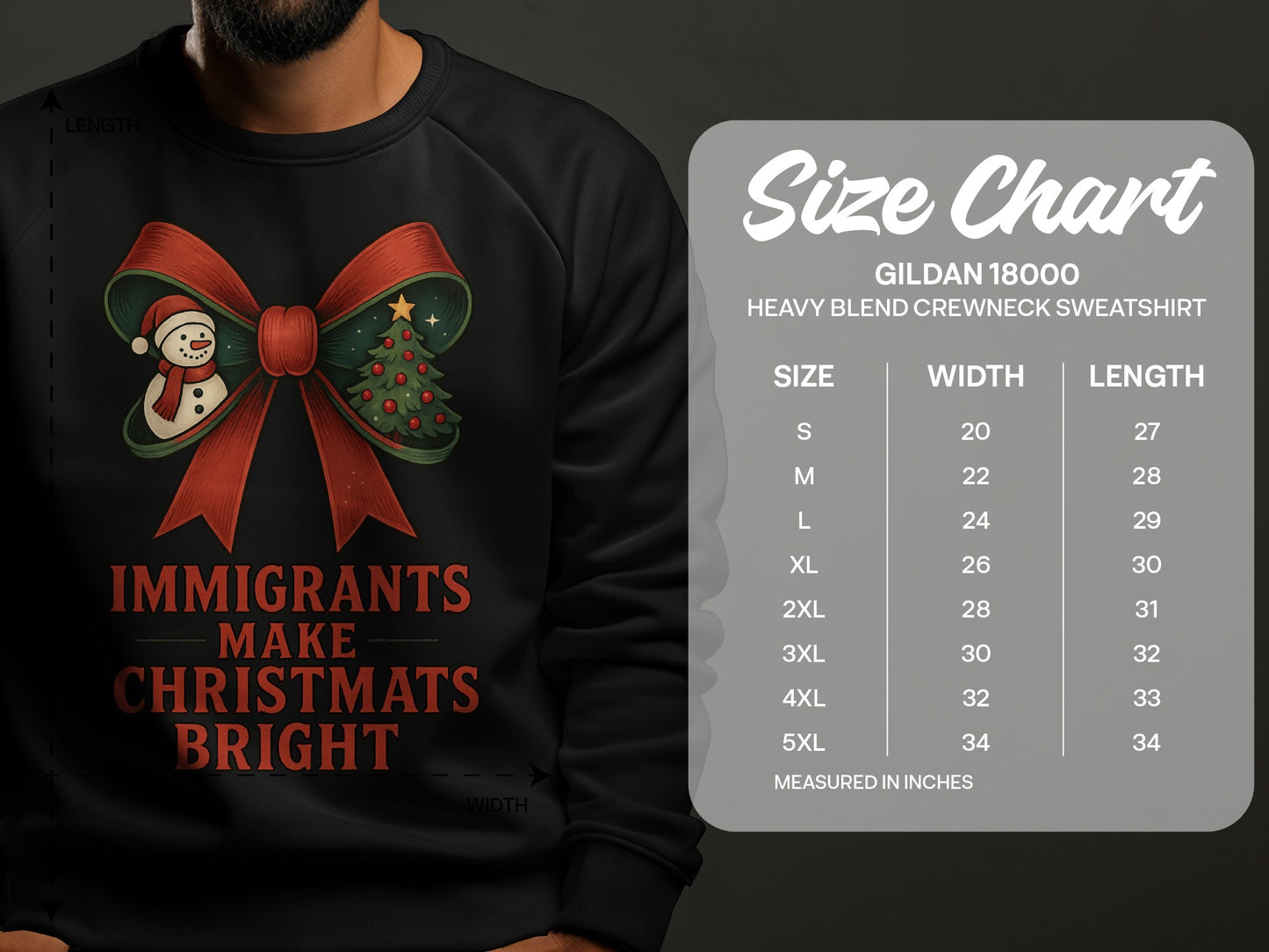 Immigrants Make Christmas Bright Sweatshirt