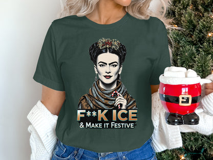 F*K ICE & Make It Festive Graphic T-Shirt