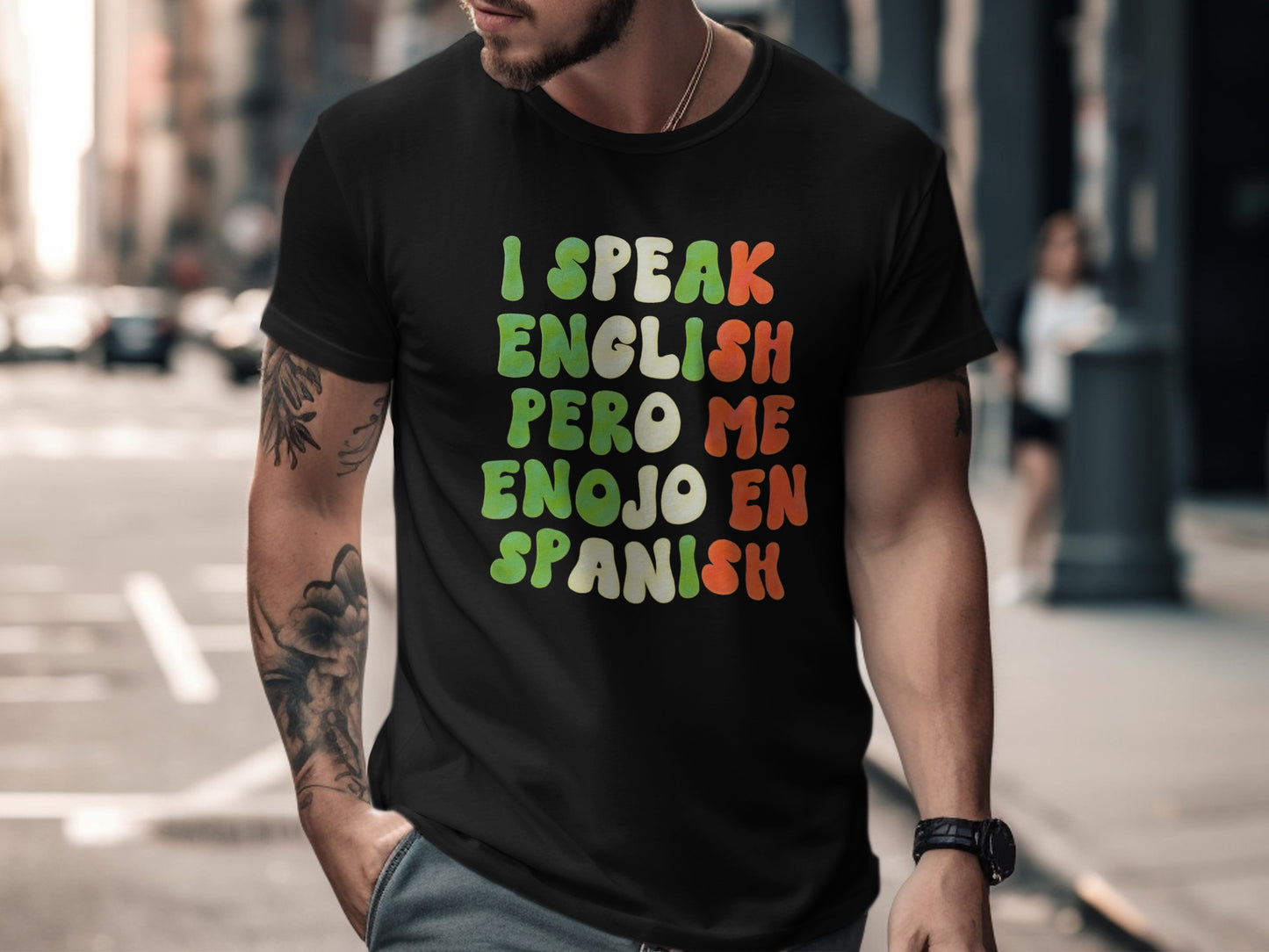 I Speak English Pero Me Enojo en Spanish T-Shirt product