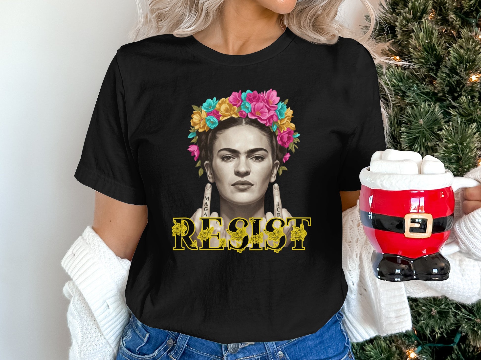 Frida Kahlo Inspiring Resist Graphic Tee