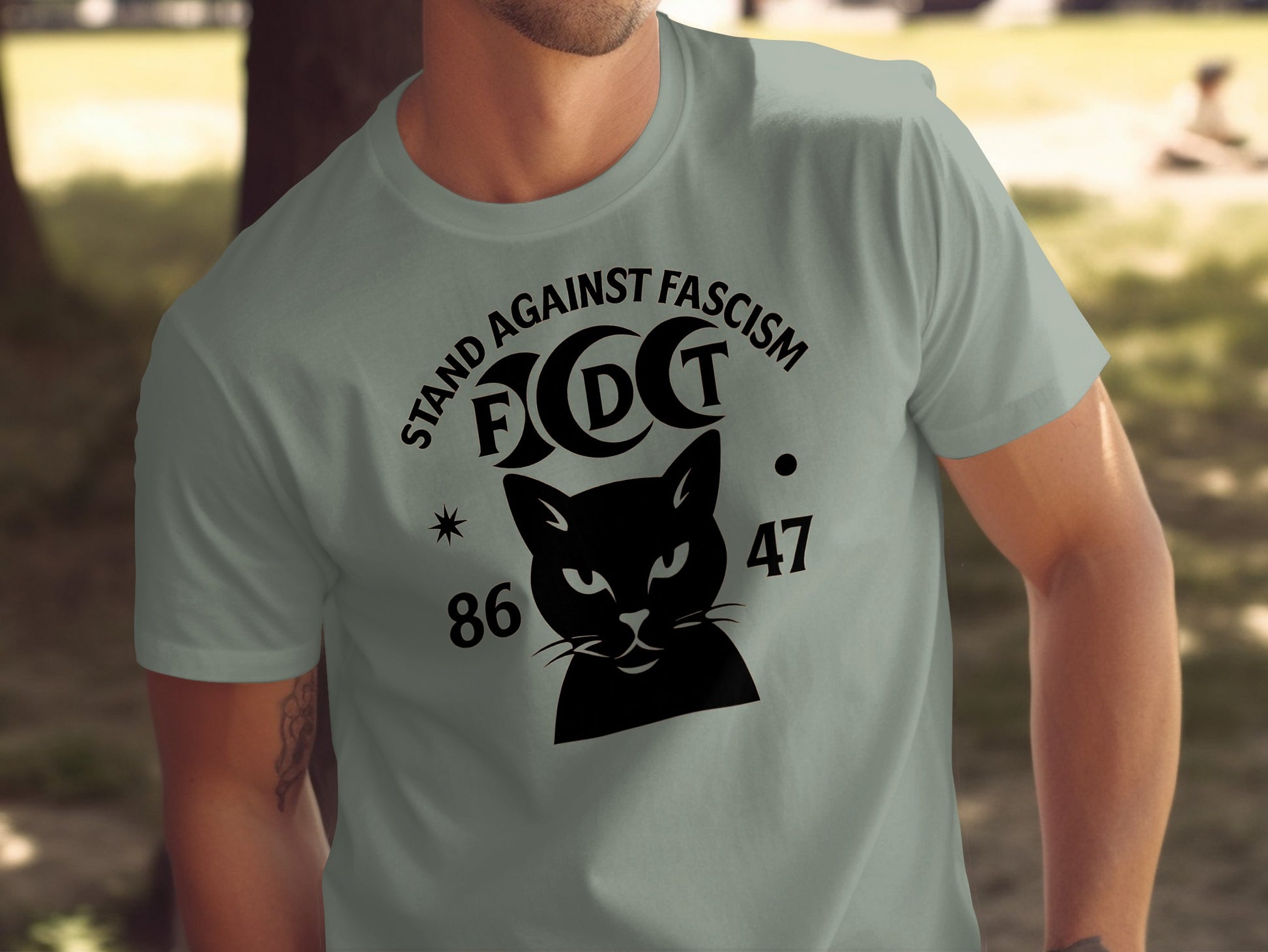 Stand Against Fascism FCDT 86 47 Graphic T-Shirt