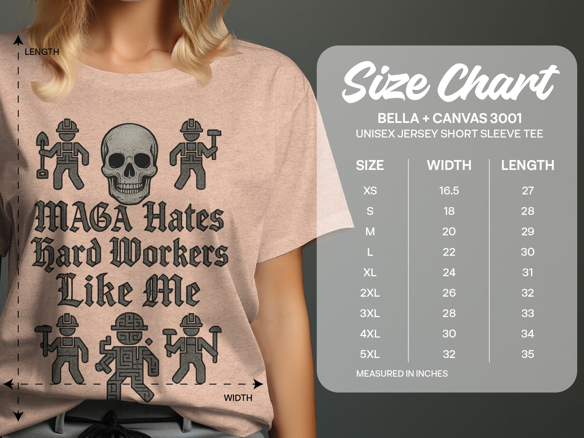 MAGA Hates Hard Workers Like Me Unisex Jersey Tee