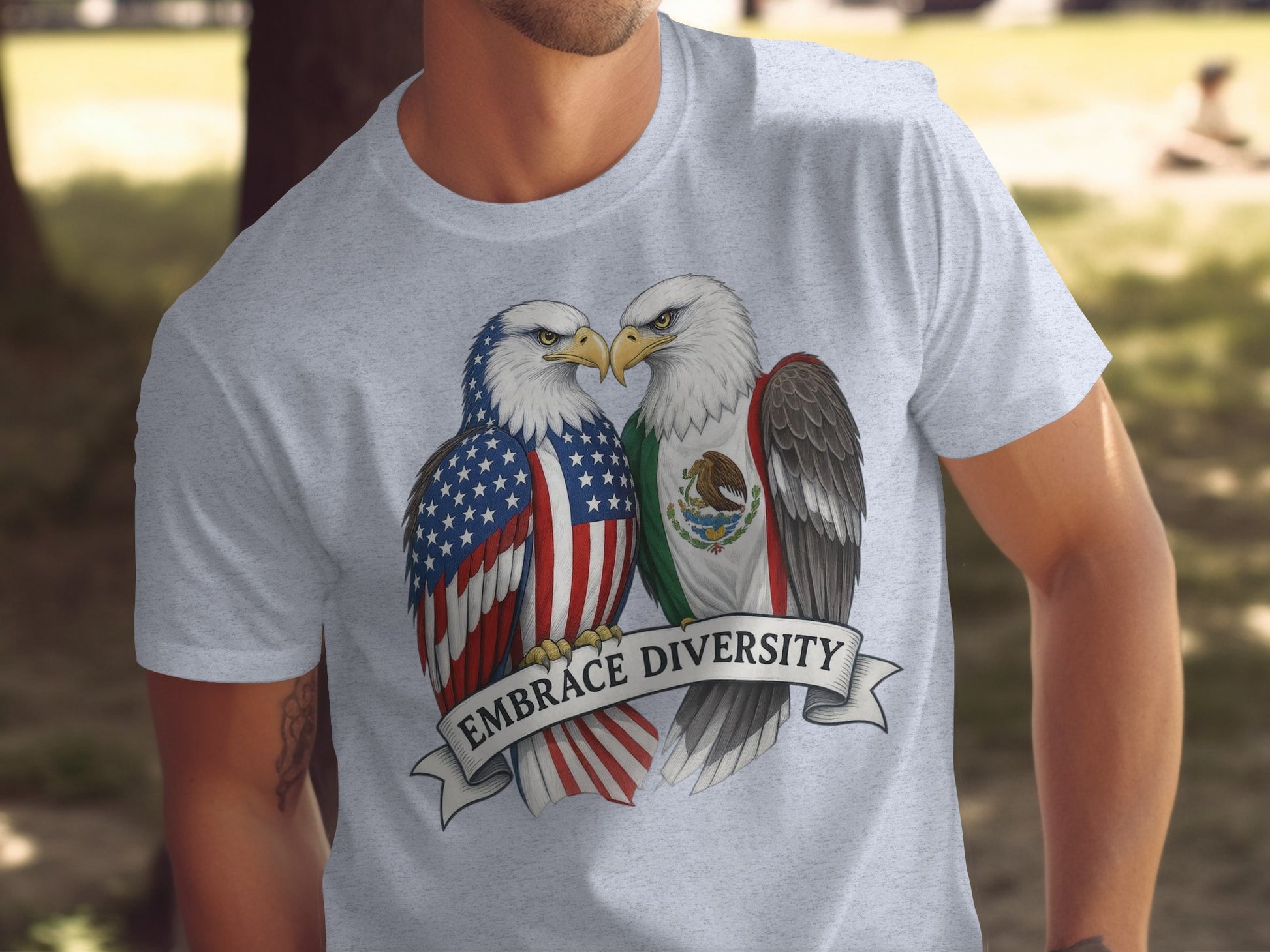 Embrace Diversity Eagles Graphic T-Shirt product