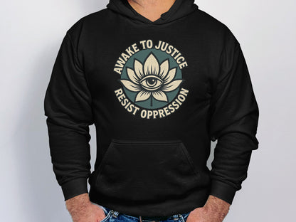 Awake To Justice Resist Oppression Hoodie product type