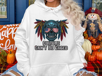 Culture Can't Be Caged Skull Hoodie Product