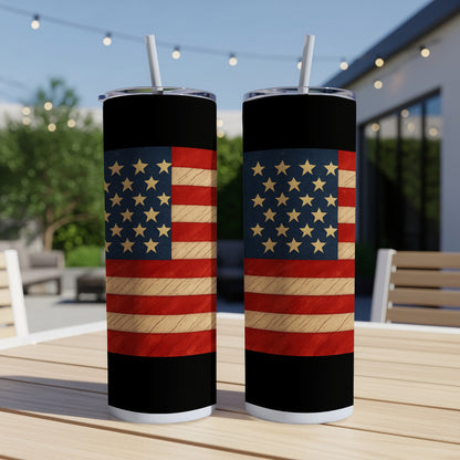 Patriotic Flag Design Tumbler for Everyday Use Tumbler