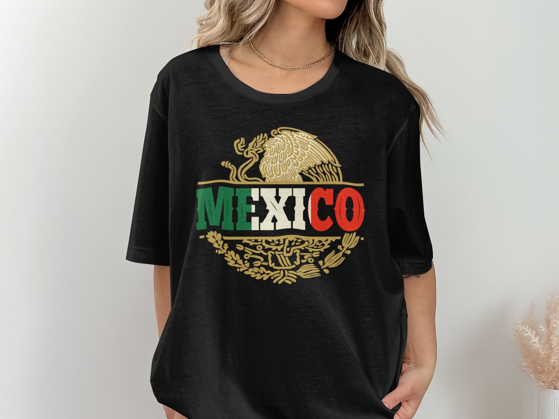 Mexico Eagle Emblem Graphic Print T-Shirt product