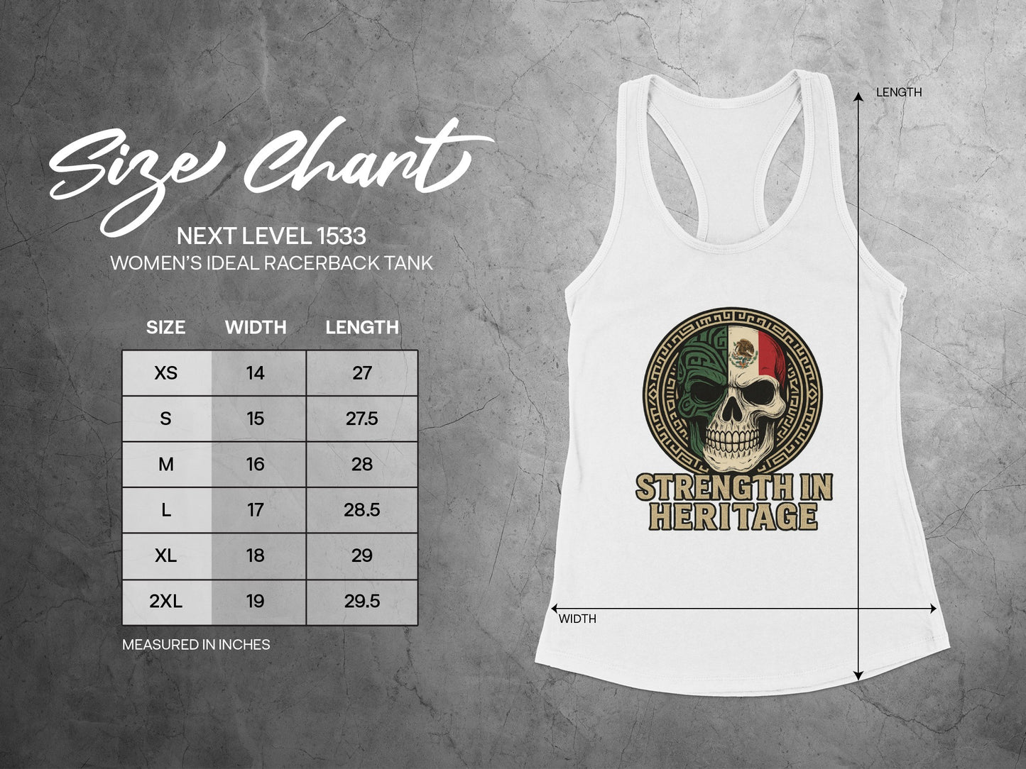 Strength In Heritage Women's Ideal Racerback Tank