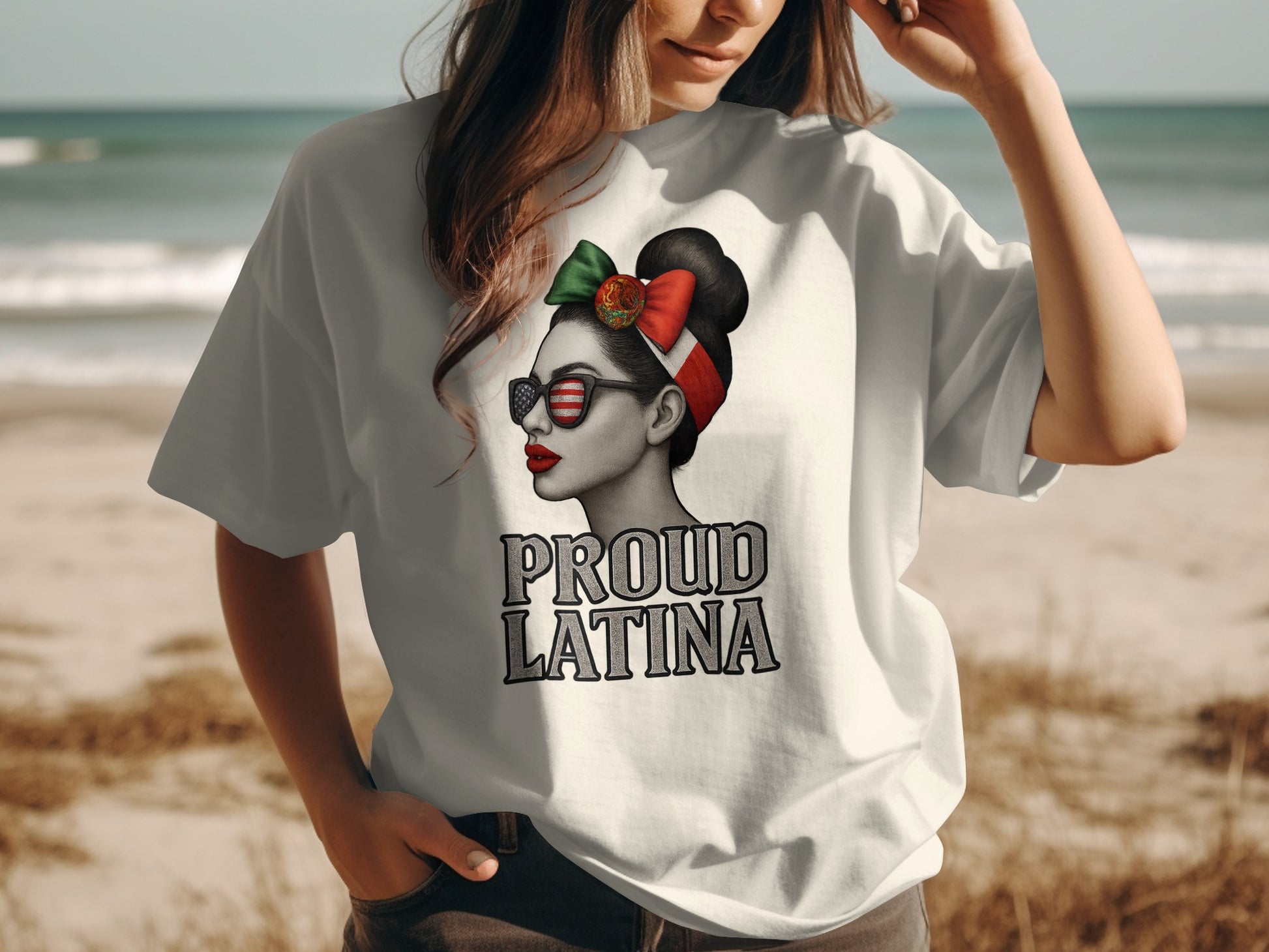 Proud Latina Graphic Tee Bold Statement T-shirt product type