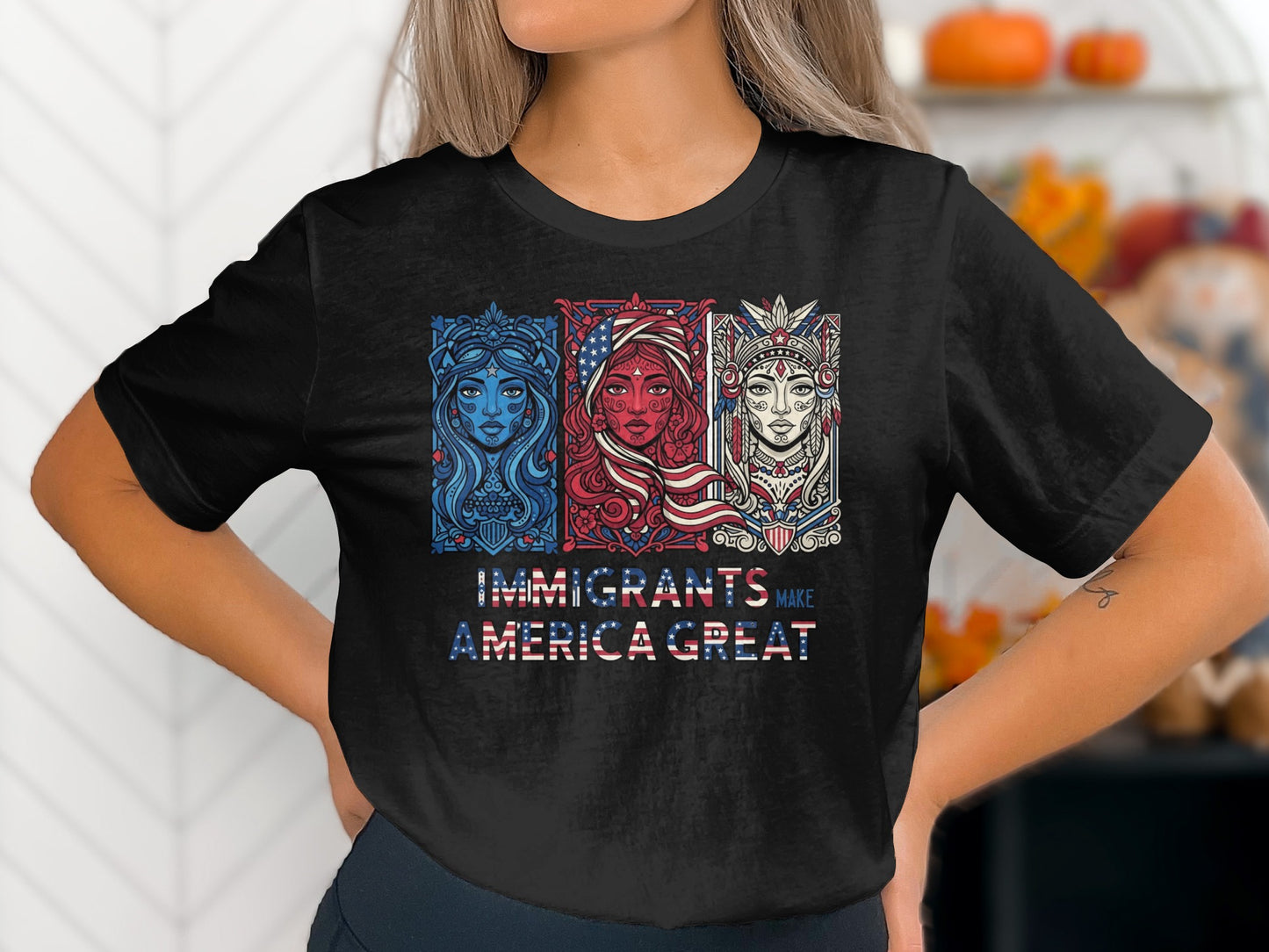 Immigrants Make America Great Graphic Tee