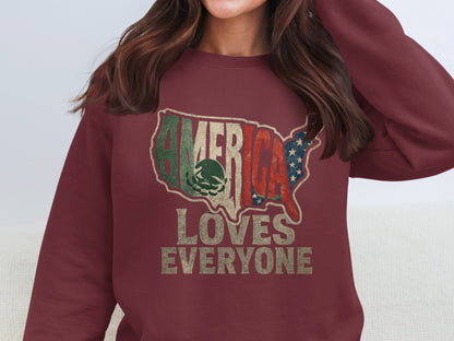 America Loves Everyone Graphic Sweatshirt product