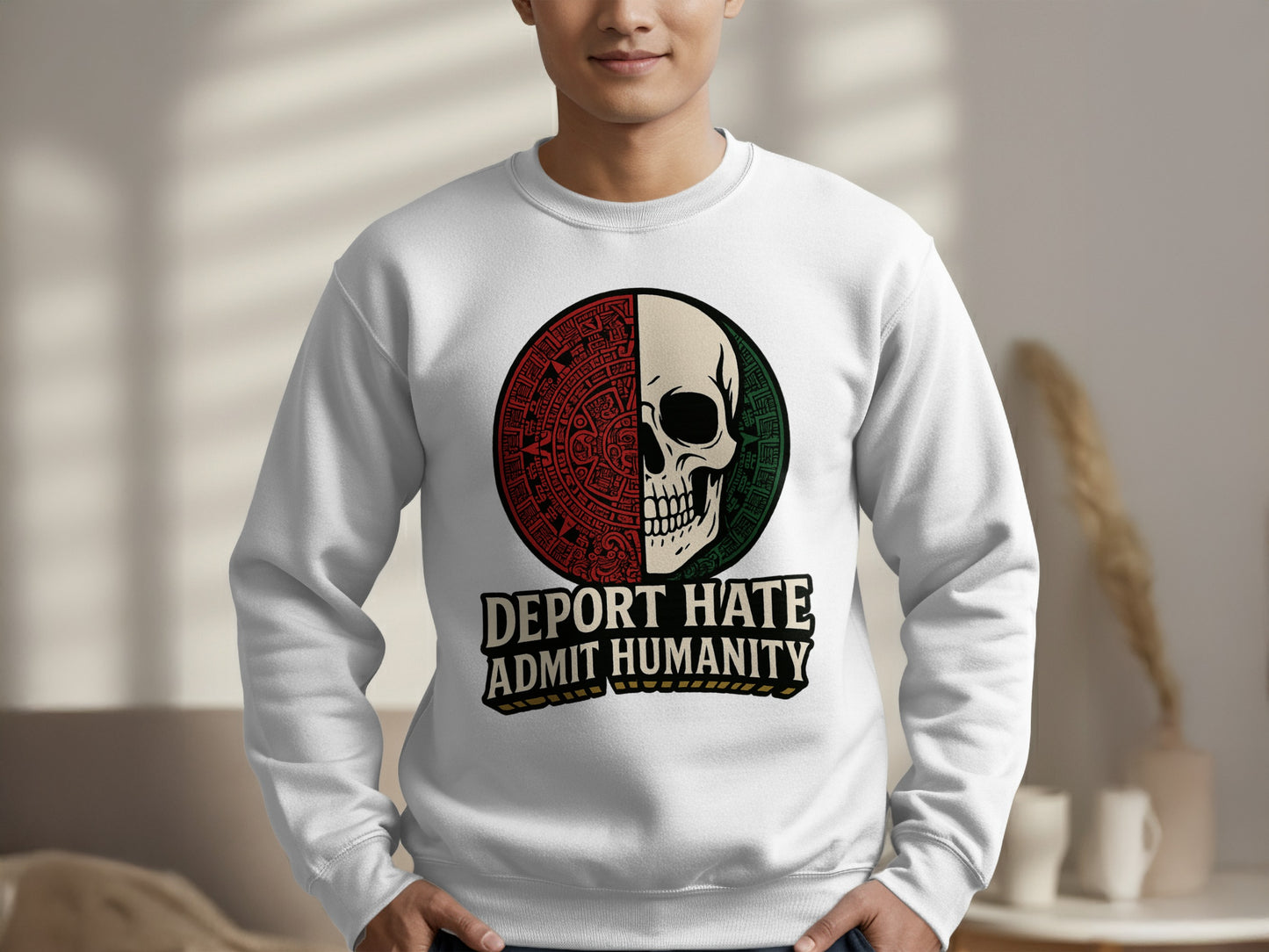 Deport Hate Admit Humanity Graphic Sweatshirt product