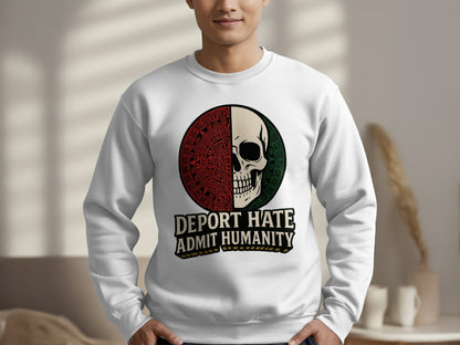 Deport Hate Admit Humanity Graphic Sweatshirt product