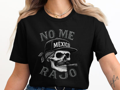 No Me Rajo Mexico Skull Graphic T-Shirt product type
