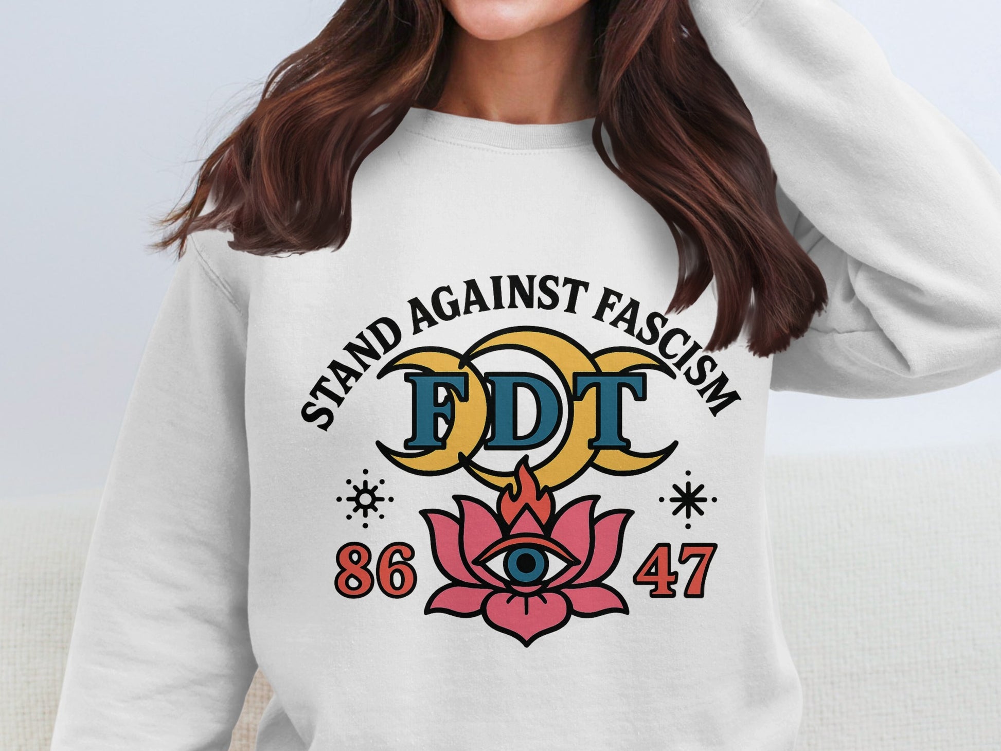 Stand Against Fascism FDT Printed Sweatshirt product