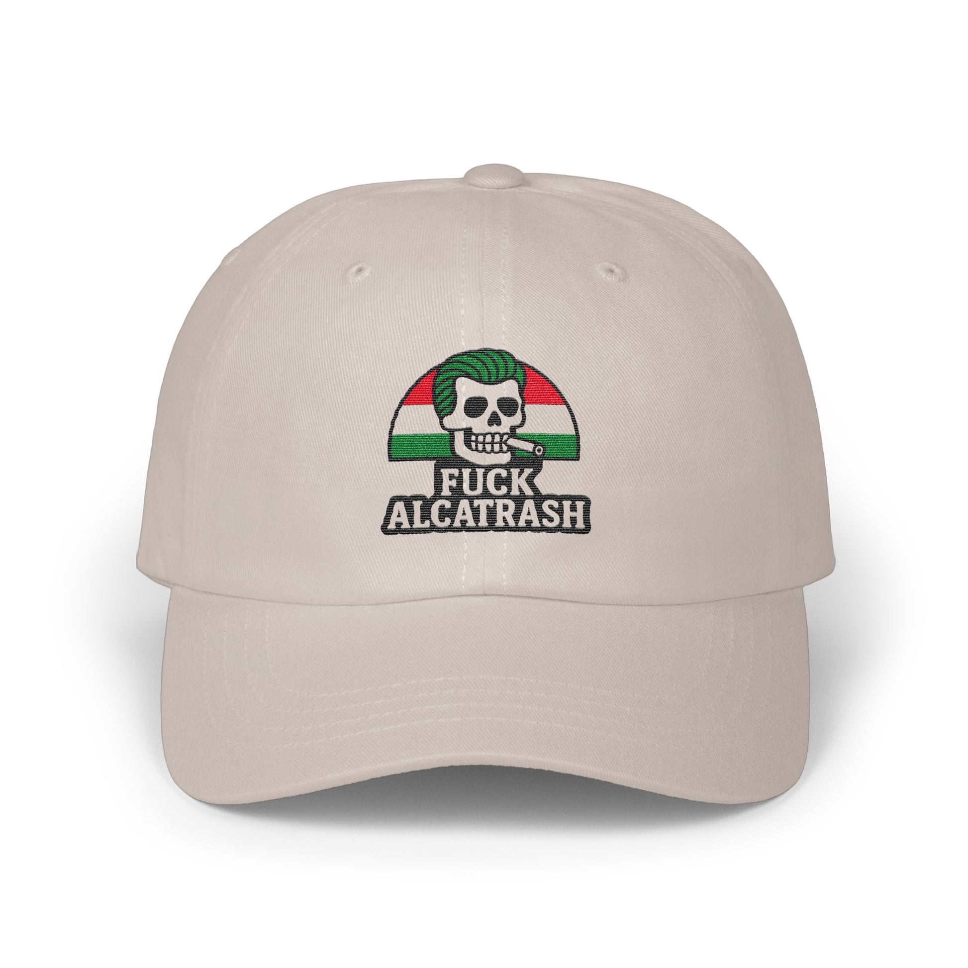 Skull Design Fuck Alcatrash Embroidered Hat product
