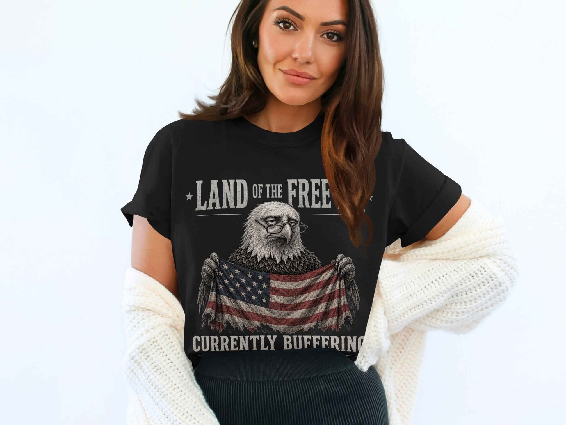 Free-ish" Eagle Graphic T-Shirt