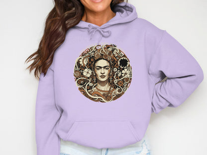 Frida Kahlo I Spoke Anyway With Blood On Canvas Hoodies