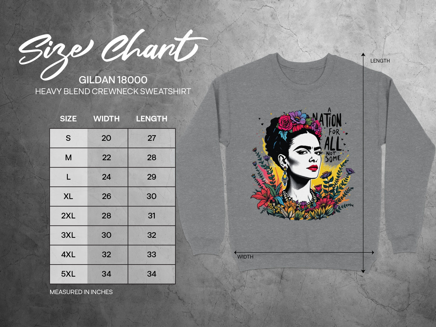 Vibrant Graphic Crewneck Celebrating Empowerment