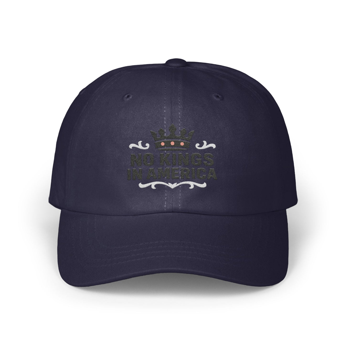 No Kings In America Crown Design Baseball Cap product