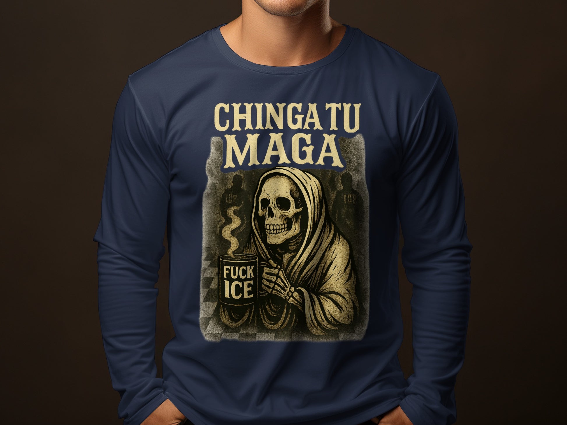 Chingatu Maga Fuck Ice Skull Themed Apparel