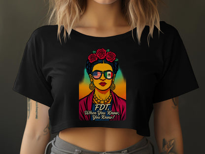 FDT When You Know You Know Graphic Crop Top product