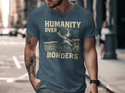 Humanity Over Borders Graphic T-Shirt