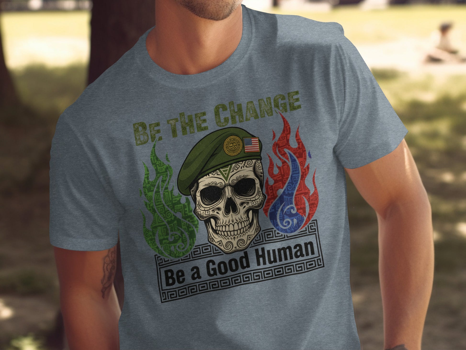 Be The Change Be a Good Human T-shirt