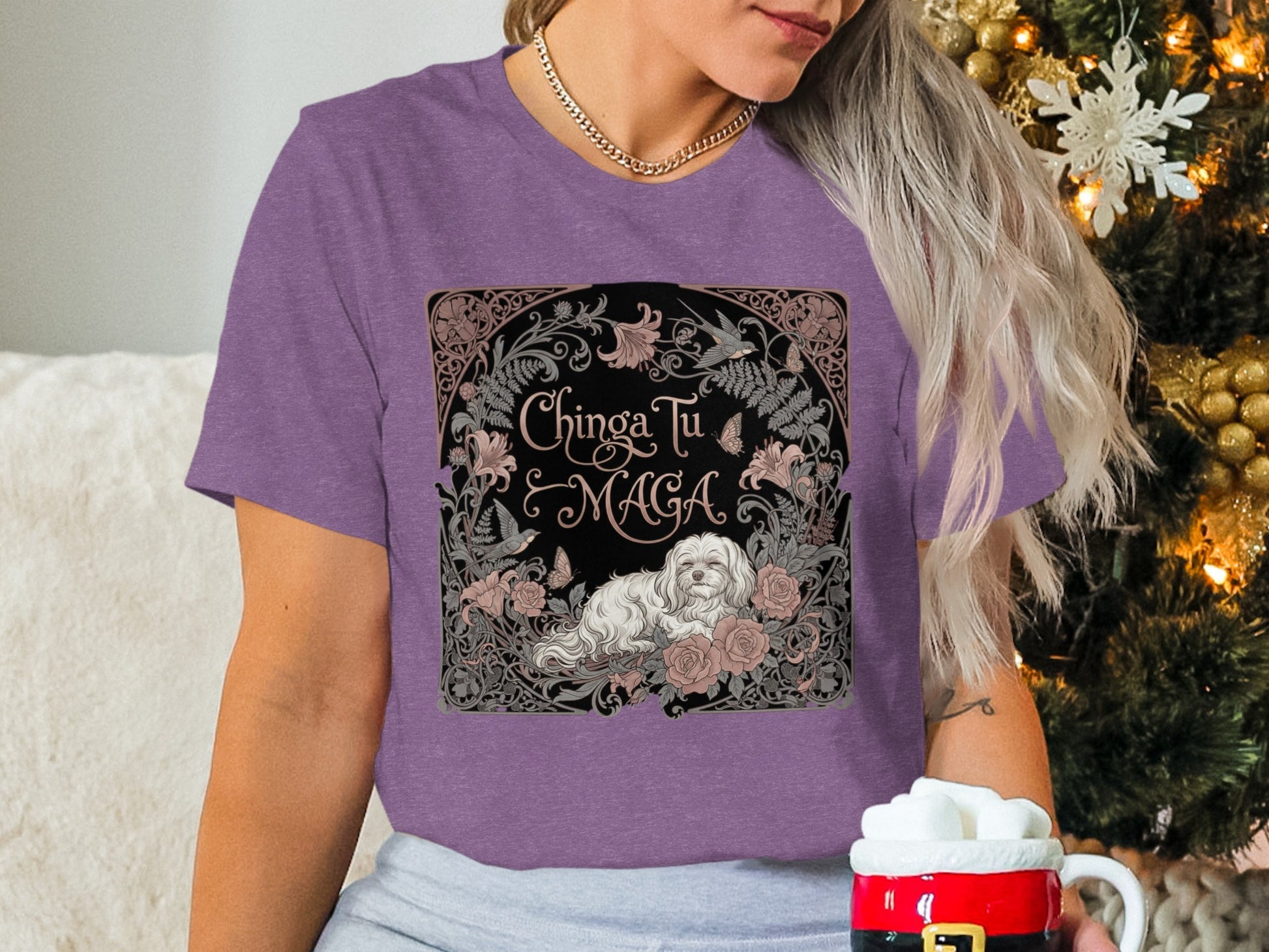 Chinga Tu Maga Artistic Graphic T-Shirt Design