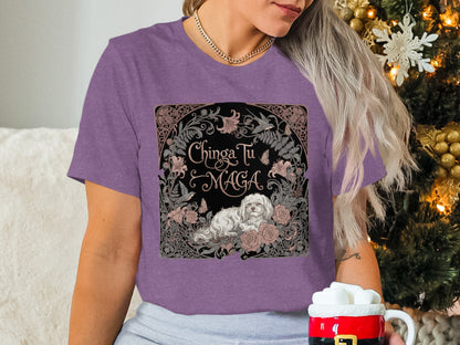 Chinga Tu Maga Artistic Graphic T-Shirt Design