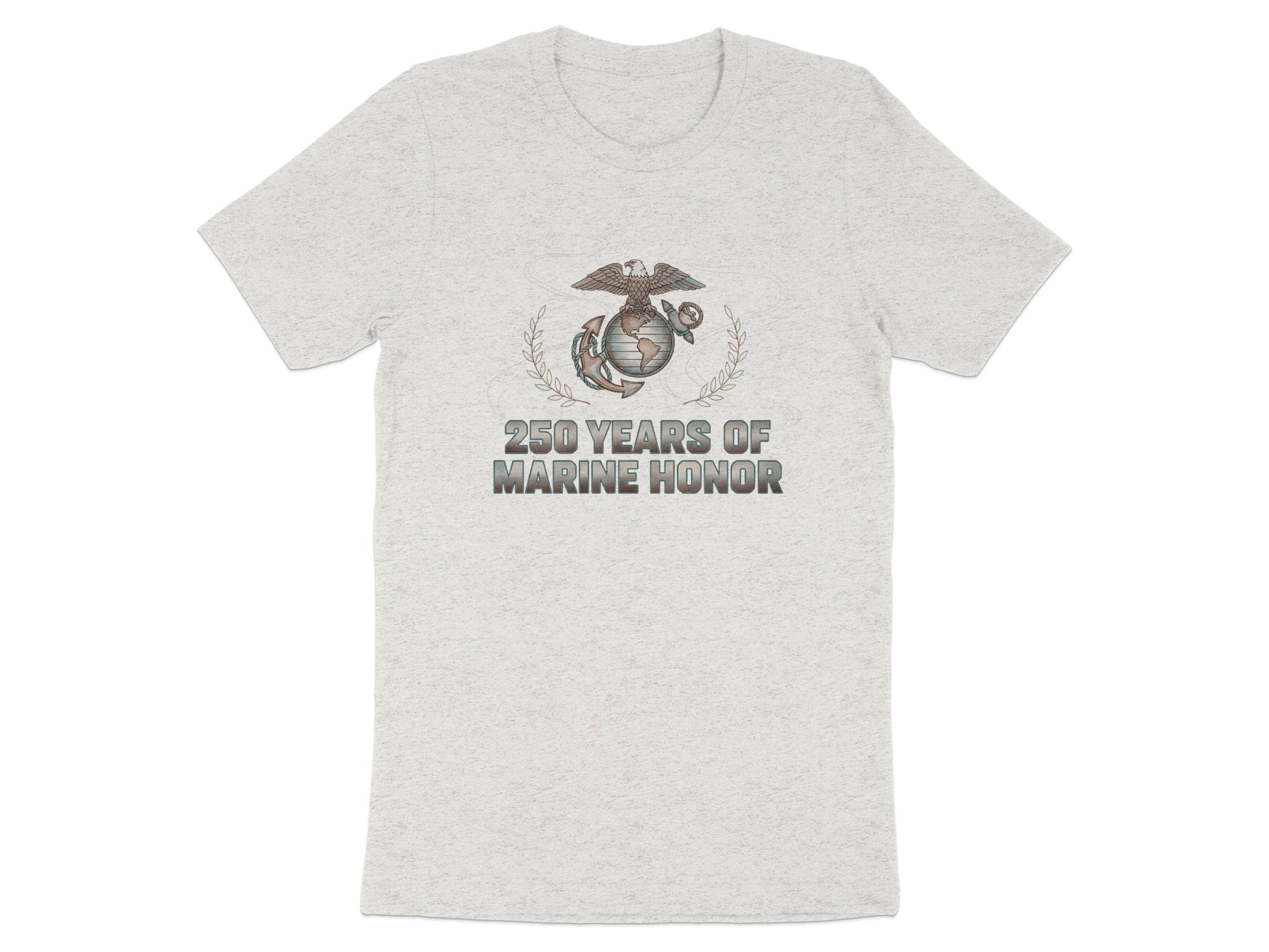 250 Years of Marine Honor Typography Design Shirt