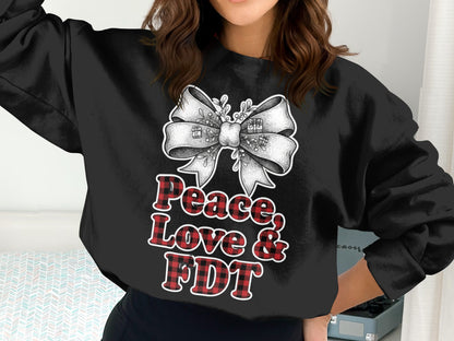 Peace Love & FDT Graphic Shirt