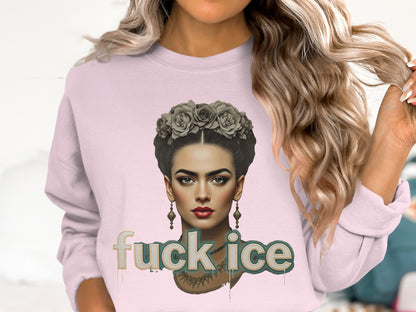 Frida Kahlo Design Statement Sweatshirt