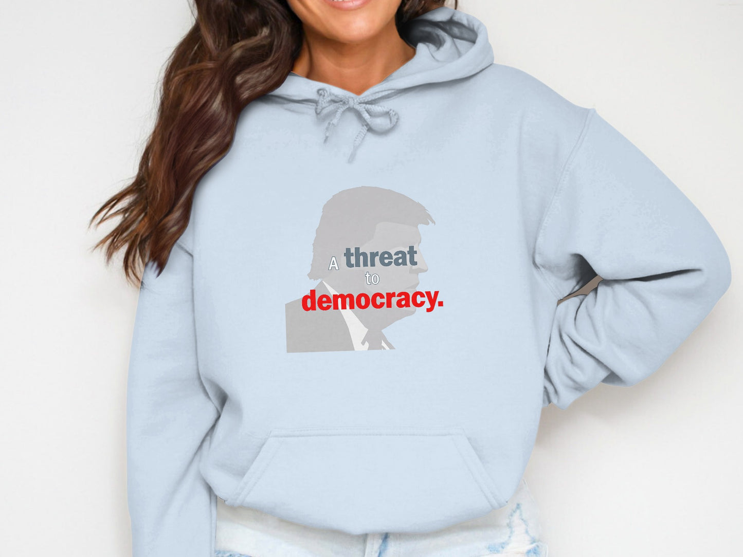 A Threat to Democracy Graphic Hoodie product